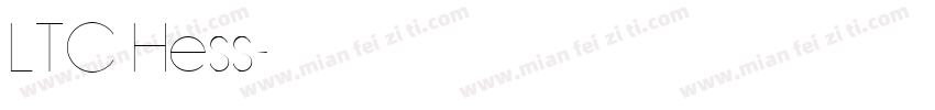 LTC Hess字体转换